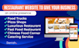 create  restaurant website with online food ordering delivery system