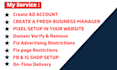 create a fresh facebook business manager and ads account