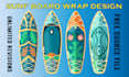 professional jet ski, boat, surfboard, wrap design