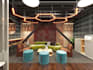 design office, gym and workplace spaces