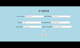 create forms using HTML CSS