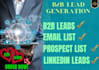 do excel database, web research, web scraping, email find email list building
