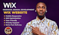 wix website redesign, wix website design, and full wix website development