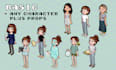 create isometric pixel art characters