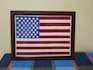 cross stitch design USA flag