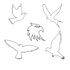 create a simple line art drawing for you
