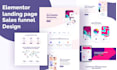 design elementor landing page sales funnel squeeze page