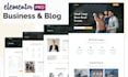 create wordpress blog website business website elementor pro