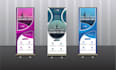 design backdrop poster roll up banner