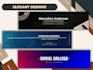 design linkedin banner, facebook cover, twitter banner