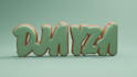 do 3d rotating logo and text animation with chrome type