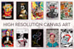 create premium canvas wall art