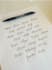 do handwritting notes and letters