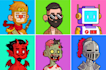 do design 10k nft art character collection with all trait