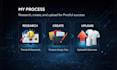 upload and optimize printful product listings for sales