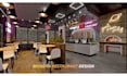 design modern restaurant, cafe, coffee shop, kiosk or food interior in 3d