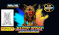 create custom mascot logo, cartoon character, caricatures