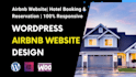 design airbnb property management websites with wordpress