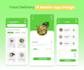 do mobile app UI design, wireframe figma UX