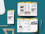 design bi fold tri fold flyer brochure