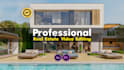do cinematic real estate video editing ads in 24 hours