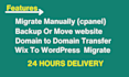 transfer migrate or backup your wordpress website