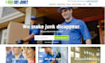 design junk removal website junk hauling dumpster, handyman website