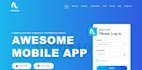 create responsive website for app or product with HTML5