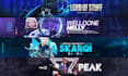 design valorant youtube banner, twitch banner, twitter header and logo