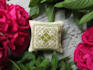 sew a needle cushion or a pincushion with hand embroidery