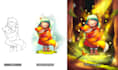 draw charming children handmade illustrations