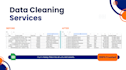 do accurate data entry and spreadsheet cleanup
