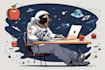 design 2d flat modern vector illustration for web page and app