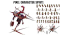 design pixel art with sprite sheet, pixel art animation