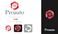 do modern mobile app icon and gradient logo design