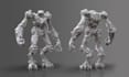 do a articulated 3d sci fi mech robot cyborg bjd cyberpunk 3d creature monster