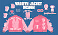 create streetwear custom varsity jacket, letterman, puffer coat design clothing