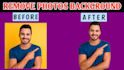 professionally remove your photos background and make them transparent