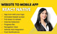 convert website to android and ios app using webview