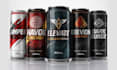 do energy drink label, beer, juice, soda, can label design