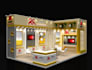 design and render 3d exhibition stalls,booth,stand,kiosk