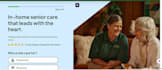 a home care agency, senior care and healthcare website