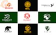 design an eagle, lion, falcon, animal logo and bird illustration high qua