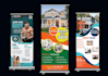 design a professional church, business and sport retractable banner