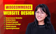 build responsive ecommerce website online store, design woocommerce website