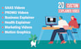 create a 2d custom video or customized explainer video
