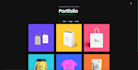 create responsive react portfolio with page transition