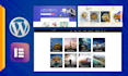 build responsive clean and modern wordpress website design