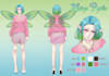 draw character or reference sheet for your oc
