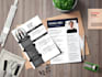 design printable modern curriculum vitae, resume  and cv